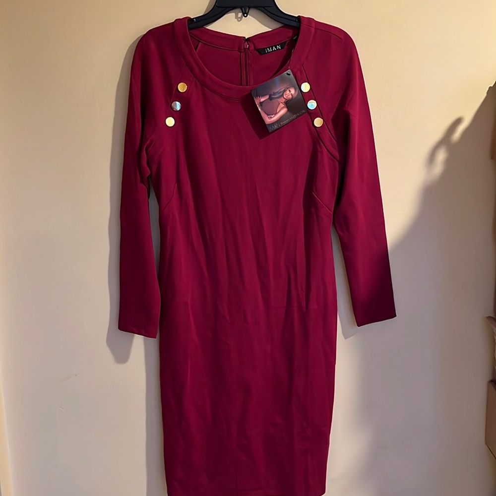 Iman Global chic dress Small